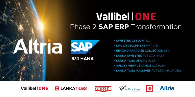 Vallibel One PLC Phase 2 of the SAP S4HANA Cloud ERP implementation by Altria Consulting Sri Lanka SAP Partner